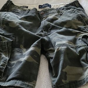 Hollister Camo Cargo Shorts